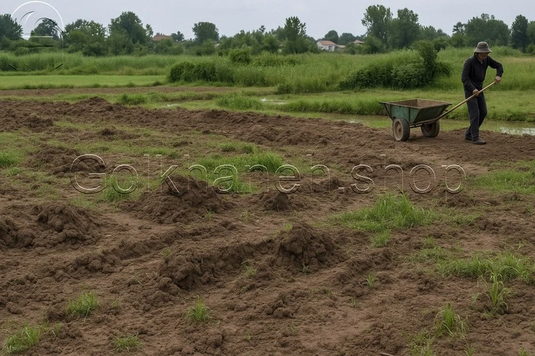 نقشه‌برداری و تسطیح گلخانه